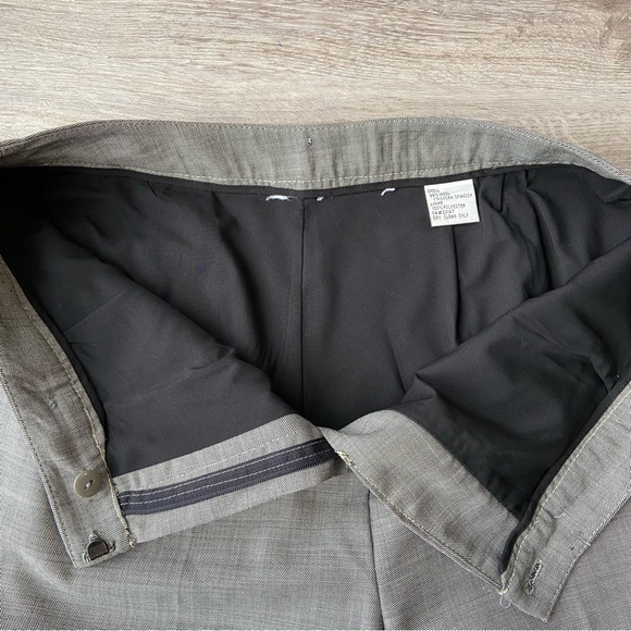 Talbots Stretch Wool Wide Leg Cropped Pants - Picture 7 of 13